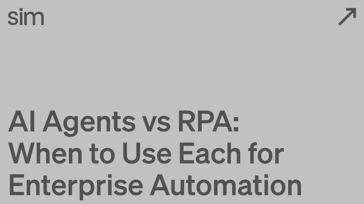 AI Agents vs RPA: When to Use Each for Enterprise Automation